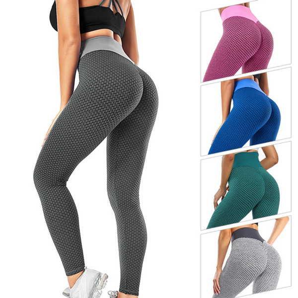 Women Sexy Yoga Pants Gym Leggings High Waist Sports Pants Workout