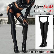 sexyboot, Womens Shoes, Knee High Boots, leather