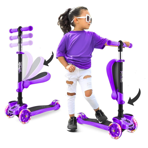 Girls on sale purple scooter