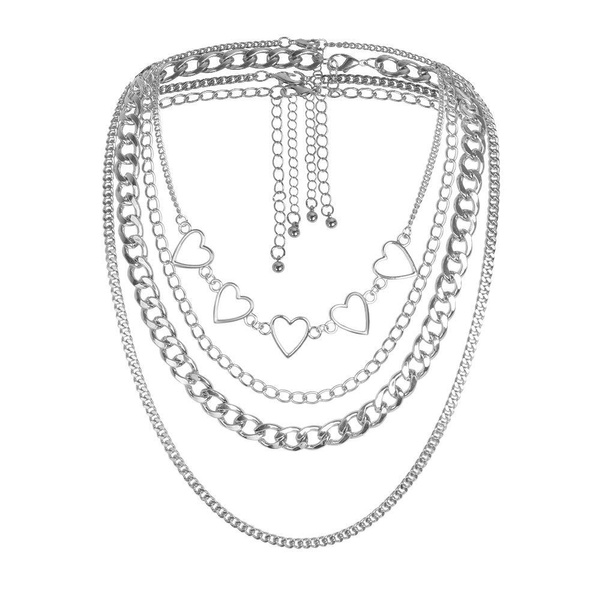 Lock Chain Necklace, Egirl Chains 