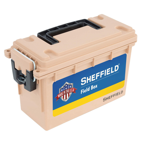 Sheffield Field Box Pistol Rifle Tamper-Proof or Shotgun Ammo Storage Box 