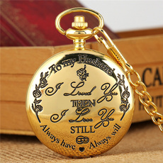 Chain, Gifts, Steampunk, romannumberpocketwatch