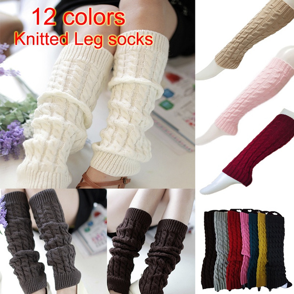 12 Colors Women Winter Knit Crochet 