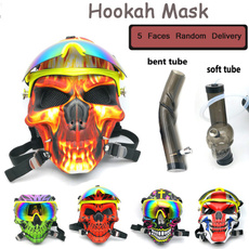 smokingwaterpipe, skull, smokingtool, maskbong