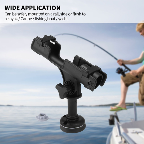 360 Degrees High Quality Kayak Fixer Support Inflatable Boat Accessory For Boat  Fishing Tools Rod Holder Durable Kayaking Yacht Creative Dinghy Raft  Rotatable Fishing Tackle Pole Bracket Fishing Rod Holder