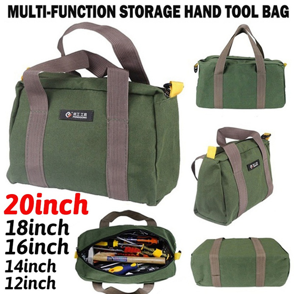 Multi-function Canvas Storage Tools Bag Pouch for Metal Parts Plier Screwdrivers 