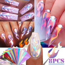 nail decoration, nail stickers, Laser, Jewelry