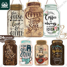 Coffee, cafedecor, Wooden, Jars