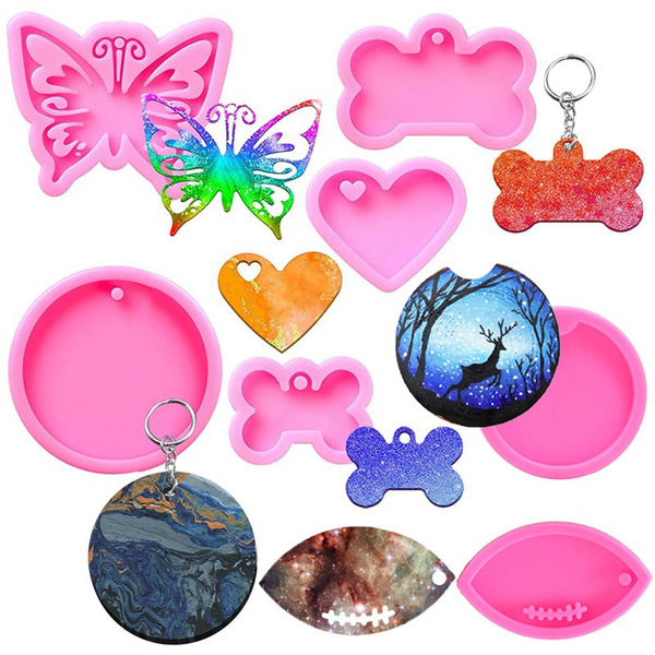 Silicone Molds for Resin Butterfly Handmade Keychain Silicone Mold