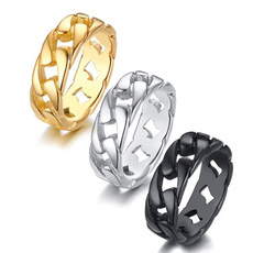 Steel, ringsformen, Men, Jewelry