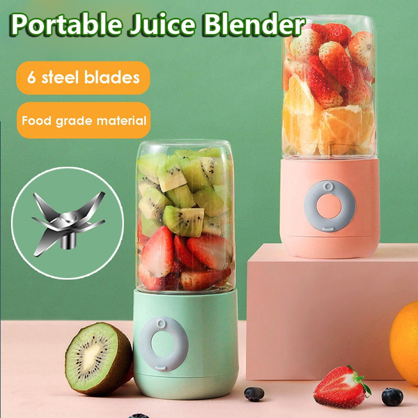 500ml Portable Juice Blender Electric USB Mixer Juicer Machine Mini Juicer  Cup Food Smoothie Processor Hand held Personal Fruit Squeezer