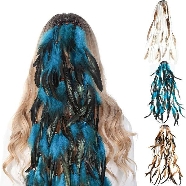 Boho Accessories, Feather Hair Extensions