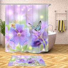 butterfly, Polyester, Bathroom Accessories, Home Decor