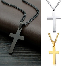 Steel, Fashion, Jewelry, Cross Pendant