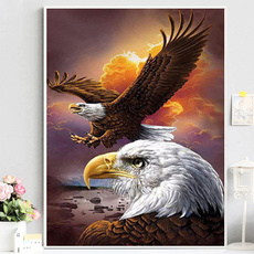 Eagles, honedecor, DIAMOND, Wall Art