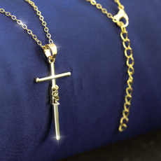 Chain Necklace, Christian, Jewelry, Cross Pendant