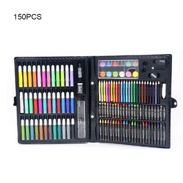 148pcs Color Pencil Color Markers Pencils Crayons Oil Pastels