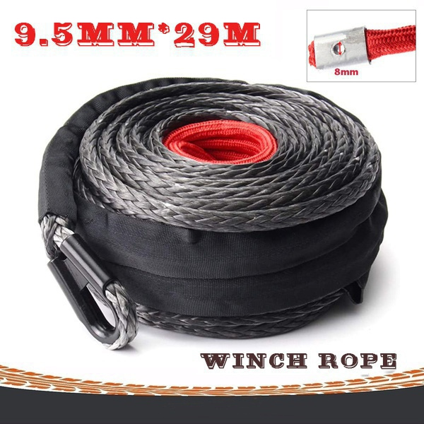 20500LBs ATV Vehicle Synthetic Fiber Winch Rope Cable Line,rope,offroad