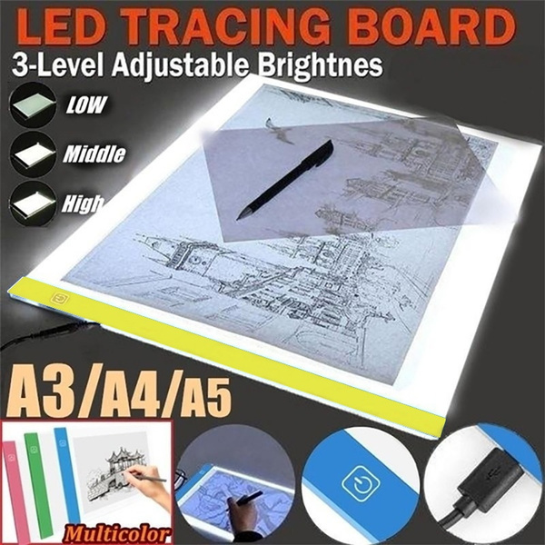 A3/A4/A5 USB-powered Ultra-thin LED Drawing Board Template Board