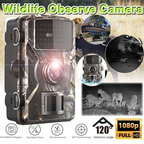 Newest HD 12MP 1080P Hunting Trail Camera Wildlife Scouting Camera Night  Vision IP66 Waterproof HD Infrared Tracking Hunting Camera Outdoor Animal 