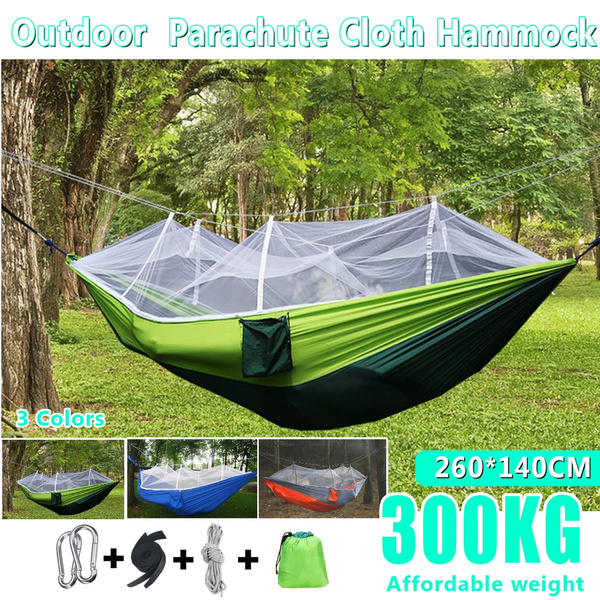 Double Person Outdoor Camping Tent Hanging Hammock Bed Mosquito Net climbing 