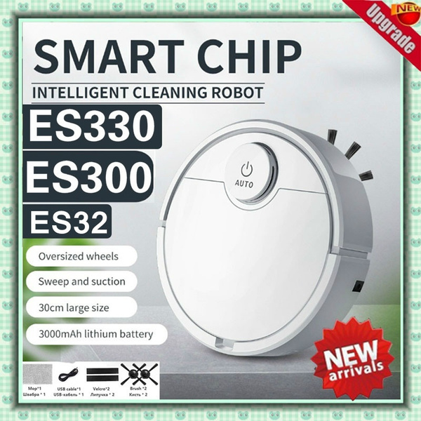 2021 Newest 3 In1 Automatic Robot Wireless Vacuum Cleaner Sweeping Robot  USB Charging Intelligent Lazy Vaccum Cleaner Robots ES300 / ES32 | Wish