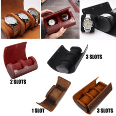 Box, travelwatchholder, watchstoragebag, leather