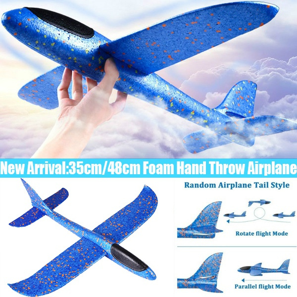 35/48cm Gift EPP Foam Hand Throw Airplane Outdoor Launch Glider Plane Kids Toy 