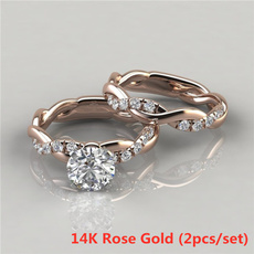 gold, Gifts, Diamond Ring, Engagement