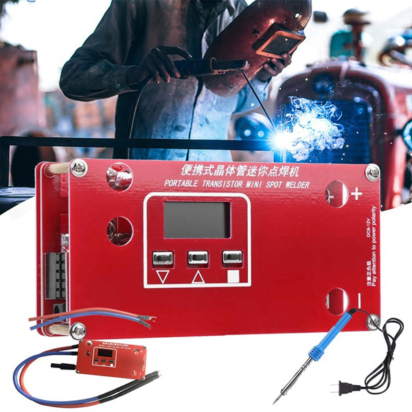 Mini Convenient LCD Display Stable Welding Tools Switch Quickly Spot Welding Machine for Power Banks Power Tools 