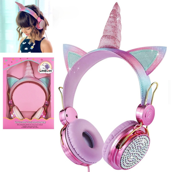 Cute unicorn online headphones