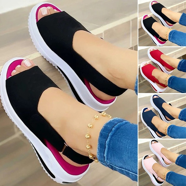 Women Orthopedic Sandals Comfy Closed Toe Mules Summer Slippers Flat Shoes  S@YN | eBay