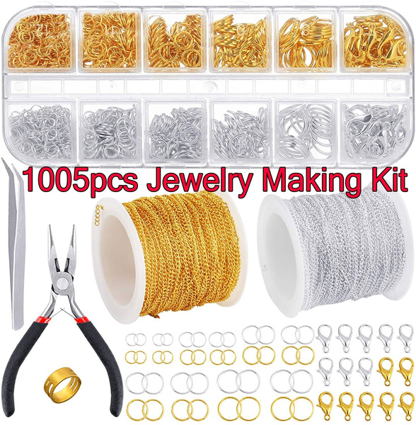 Jewelry Findings Set, Jewelry Making Kit, Lobster Clasps, Jump