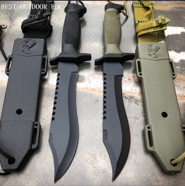 12 Tactical Hunting FIxed Blade Bowie Survival Military Knife Dagger w/  Sheath