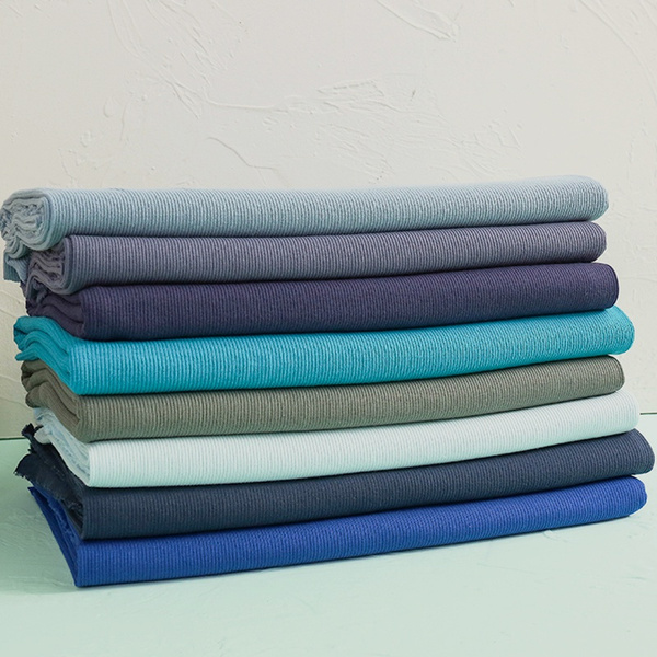 Blue Cotton Fabric for Sewing Summer Thin Fabric By The Yard Clothes