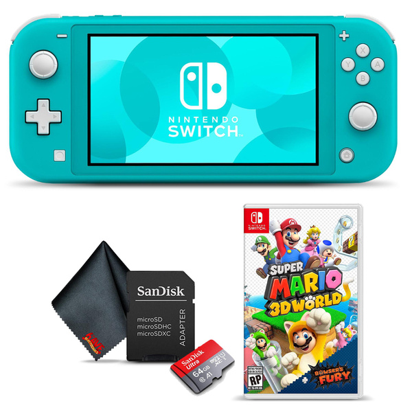 Nintendo Switch Lite Gaming Console Bundle with Super Mario 3D