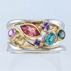 Sterling, DIAMOND, Princess, wedding ring