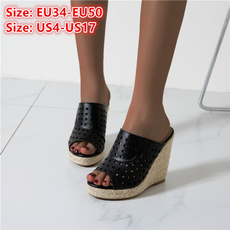 Summer, Plus Size, wedge, Simple