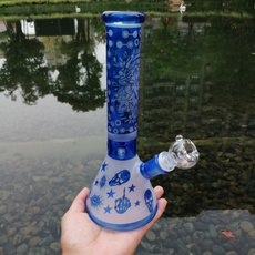 Blues, water, glasswaterpipe, grinder
