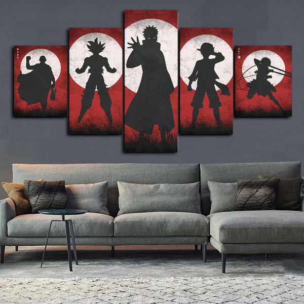 Anime Canvas Wall Art Naruto Dragon Ball One Piece Kids Room Decor ▻   ▻ Free Shipping ▻ Up to 70% OFF