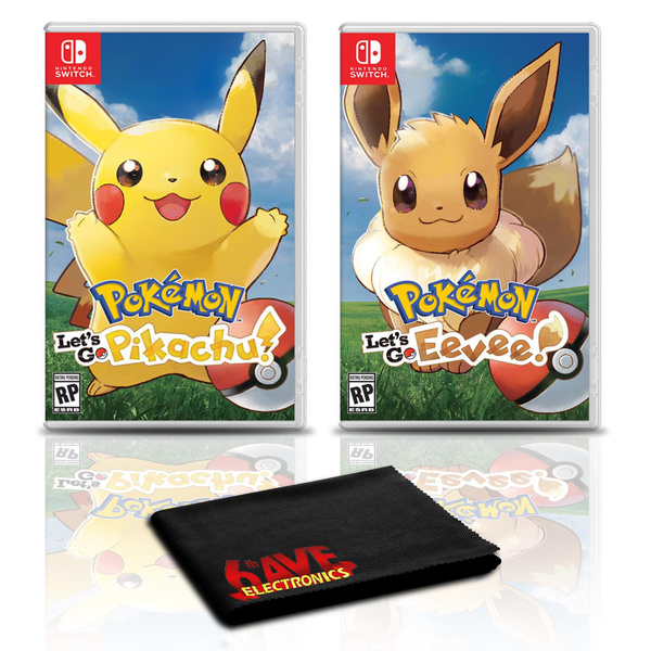 Let's Go, Pikachu! and Pokemon Let's Go, Eevee! Two Game Bundle For Switch |