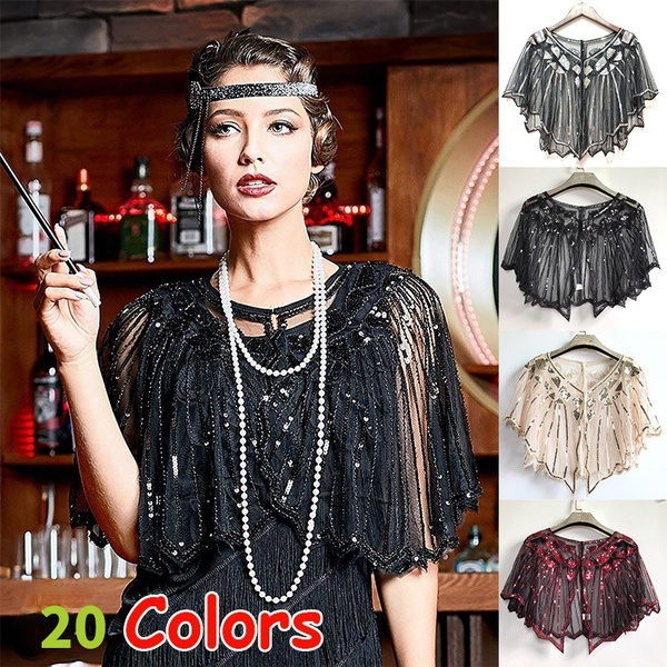 1920s flapper shawl