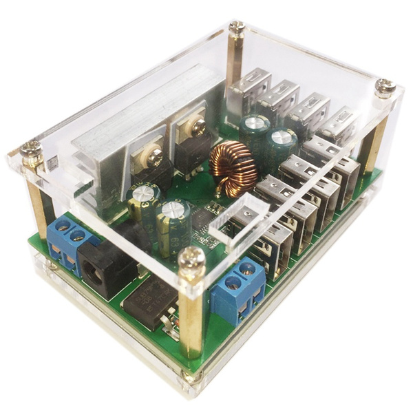 DC8USB StepDown Charging Module Charger Car StepDown Power Converter
