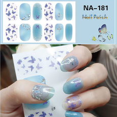 butterfly, nail decals, DIAMOND, Beauty