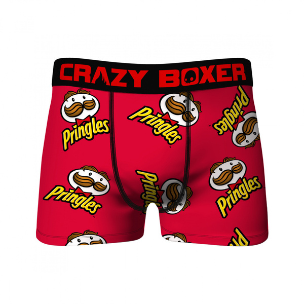 Crazy Boxers Pringles Logo All Over Boxer Briefs 