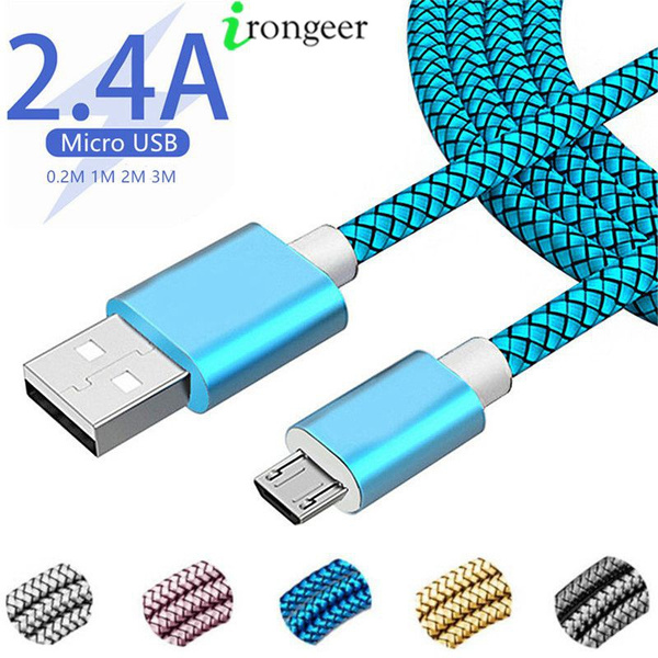 Câble Micro USB Blanc 1 Mètre Pour Xiaomi Redmi Note 5 - Marque NOVAGO - Neuf