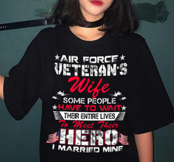 veterantshirt, airforcetshirtformen, Fashion, veteranswifetshirtwomen