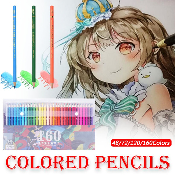 Professional drawing and sketching colored pencil set water soluble