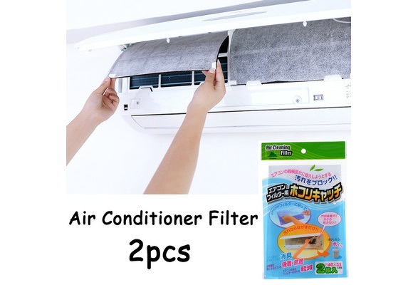 2Pcs/bag Cuttable Air Conditioner Filter Papers Anti-dust Net Cleaning  Purification Household Air Conditioner Cleansing Paper