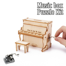 Box, piggybank, musicbox, modelbuildingkit